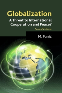 Imagen de portada: Globalization: A Threat to International Cooperation and Peace? 2nd edition 9780230273610