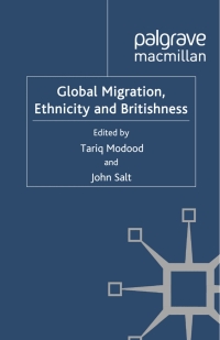 Cover image: Global Migration, Ethnicity and Britishness 9780230296879