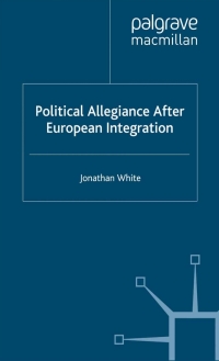 Cover image: Political Allegiance After European Integration 9780230279780