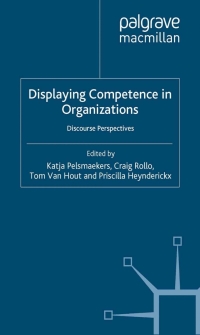 表紙画像: Displaying Competence in Organizations 9780230282636