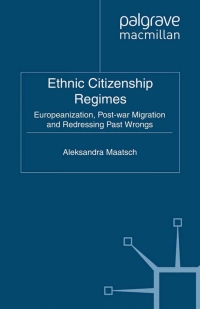 Imagen de portada: Ethnic Citizenship Regimes 9780230284241