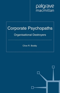 Immagine di copertina: Corporate Psychopaths 9780230284722