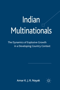Imagen de portada: Indian Multinationals 9780230298606