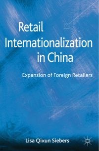 表紙画像: Retail Internationalization in China 9780230293373