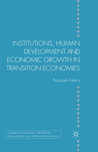 Omslagafbeelding: Institutions, Human Development and Economic Growth in Transition Economies 9780230240681