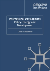 Cover image: International Development Policy: Energy and Development 9780230282483