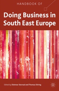 Imagen de portada: Handbook of Doing Business in South East Europe 9780230278653