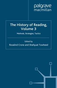 Immagine di copertina: The History of Reading, Volume 3 9780230247567