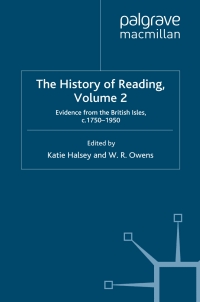 Imagen de portada: The History of Reading, Volume 2 9780230247550