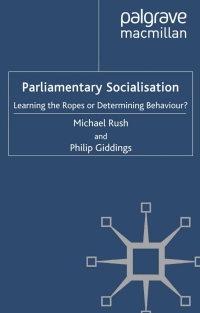Cover image: Parliamentary Socialisation 9780230284890