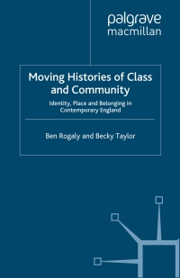 Imagen de portada: Moving Histories of Class and Community 9780230219939