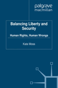 Imagen de portada: Balancing Liberty and Security 9780230230293