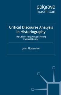 Cover image: Critical Discourse Analysis in Historiography 9780230301184