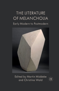 Titelbild: The Literature of Melancholia 9780230293724