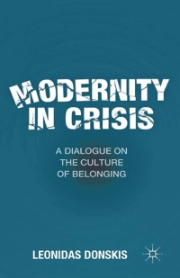 Cover image: Modernity in Crisis 9780230108790