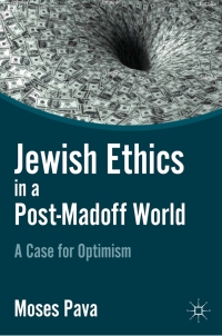 Cover image: Jewish Ethics in a Post-Madoff World 9780230118195