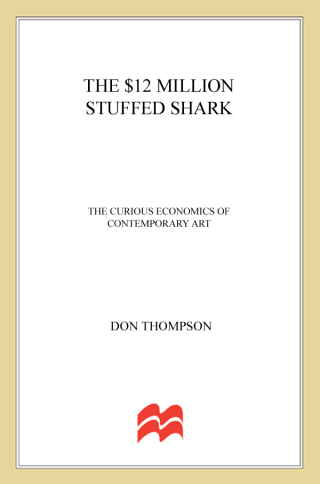 Cover image: The $12 Million Stuffed Shark 9780230620599