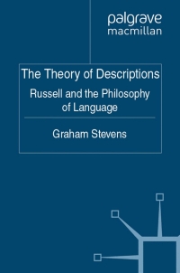 Cover image: The Theory of Descriptions 9780230201163