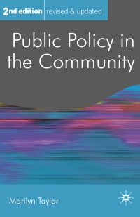 Cover image: Public Policy in the Community 2nd edition 9780230242647