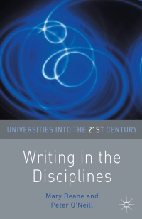 Imagen de portada: Writing in the Disciplines 1st edition 9780230237087