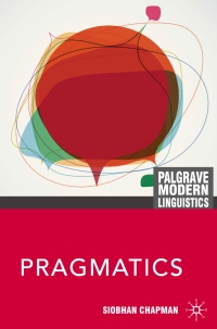 Cover image: Pragmatics 1st edition 9780230221826