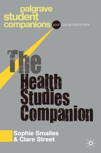 表紙画像: The Health Studies Companion 1st edition 9781403941879