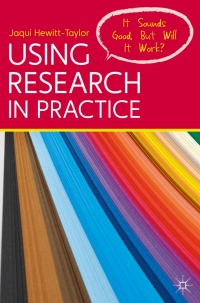 Imagen de portada: Using Research in Practice 1st edition 9780230278646