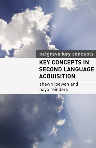 Titelbild: Key Concepts in Second Language Acquisition 1st edition 9780230230187
