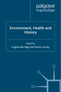 Cover image: Environment, Health and History 9780230233119