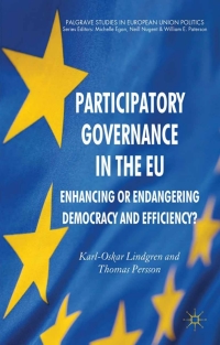 Titelbild: Participatory Governance in the EU 9780230241787