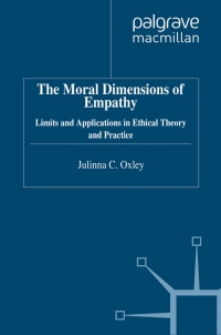 Imagen de portada: The Moral Dimensions of Empathy 9780230276567