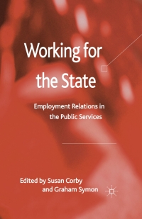 Cover image: Working for the State 9780230278639
