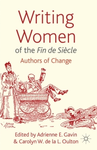Imagen de portada: Writing Women of the Fin de Siècle 9780230343429