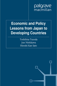Immagine di copertina: Economic and Policy Lessons from Japan to Developing Countries 9780230302068