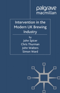 Cover image: Intervention in the Modern UK Brewing Industry 9780230298576