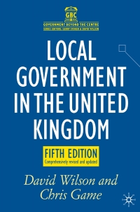 Cover image: Local Government in the United Kingdom 5th edition 9780230246393