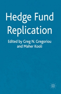 Imagen de portada: Hedge Fund Replication 9780230336810