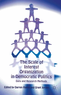 Imagen de portada: The Scale of Interest Organization in Democratic Politics 9780230284432