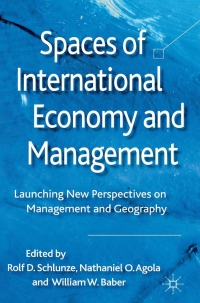 Cover image: Spaces of International Economy and Management 9780230300224