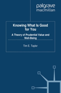 Immagine di copertina: Knowing What is Good For You 9780230285118