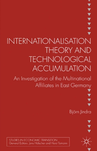 Imagen de portada: Internationalisation Theory and Technological Accumulation 9780230347298
