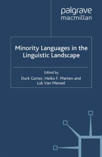 Omslagafbeelding: Minority Languages in the Linguistic Landscape 9780230272446