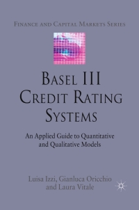 Cover image: Basel III Credit Rating Systems 9780230294240