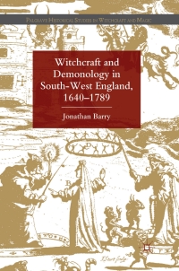 Imagen de portada: Witchcraft and Demonology in South-West England, 1640-1789 9780230292260