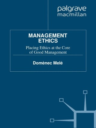 Imagen de portada: Management Ethics 9781349319473