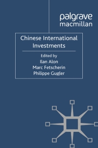 Imagen de portada: Chinese International Investments 9780230280960