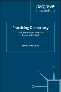 Imagen de portada: Practicing Democracy 9780230309296