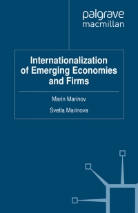 Immagine di copertina: Internationalization of Emerging Economies and Firms 9780230348332
