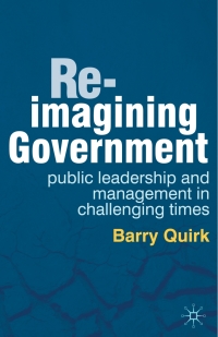 Imagen de portada: Re-imagining Government 1st edition 9780230314412