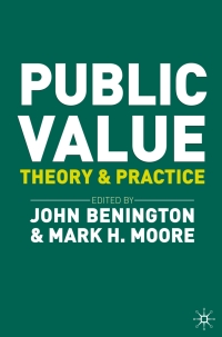 Cover image: Public Value 1st edition 9780230249035